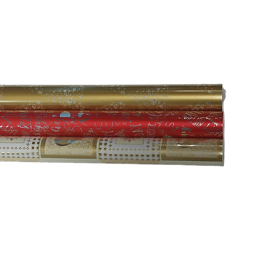 Rouleau Papier Cadeau Metal 2x0,70m