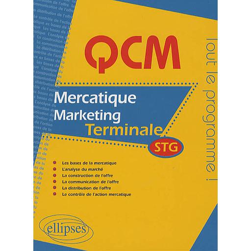 Mercatique (marketing) Tle STG