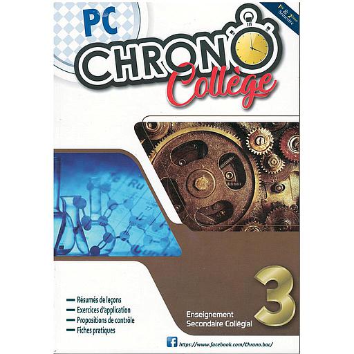 Chrono collège  Physique chimie 3ème collège 1 et 2 Semestre