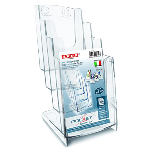 Porte Dépliants A4 1/3 - 4 Compartiments