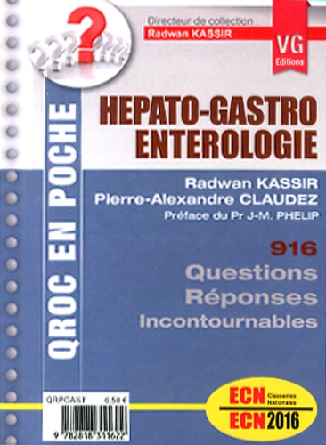 QROC en poche - Hépato-gastro-entérologie