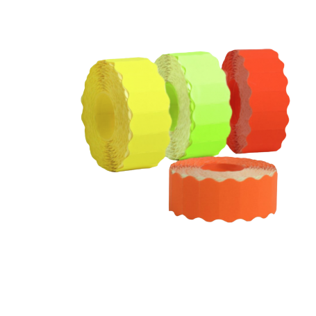 Rouleau de Etiquette 26*12 Swing Orange Fluo