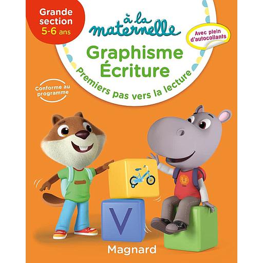 Graphisme écriture GS 5-6 ans  - Premiers pas vers la lecture