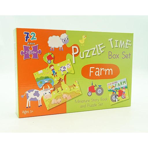Coffret Puzzle Time : Farm