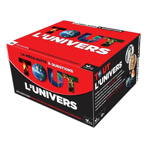 La méga boîte à questions, tout l'univers  - Avec 102 cartes, 1 livret, 1 buzzer