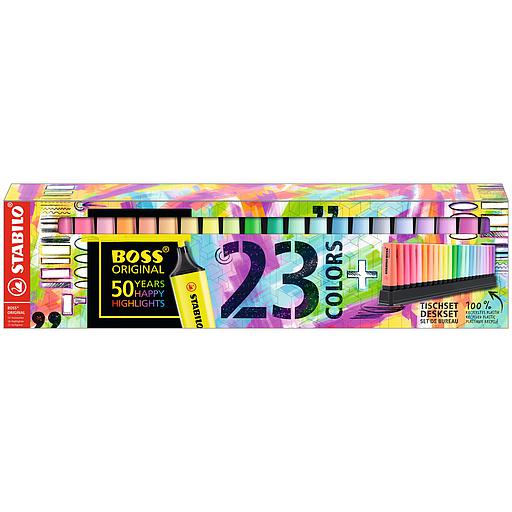 Lot de 23 Surligneurs - BOSS ORIGINAL