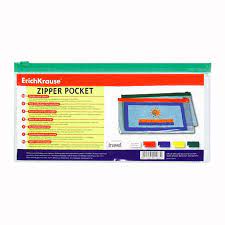 Enveloppe Plastique Zipper Pocket Transparant 105*235 MM