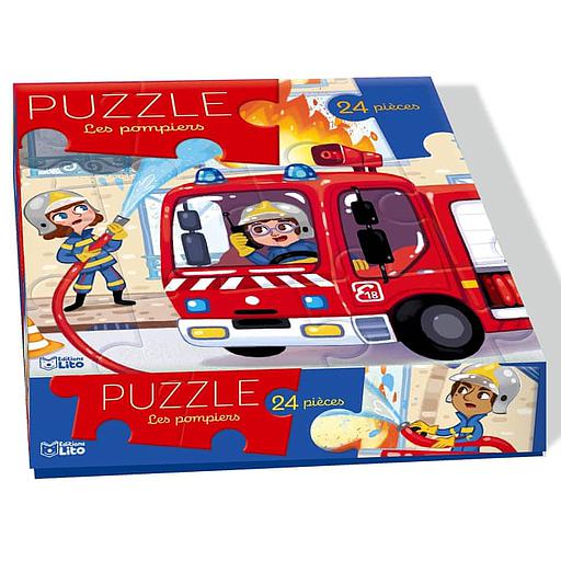 Puzzle Les pompiers  - 24 pièces