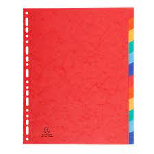 Intercalaire de 12 en Carton