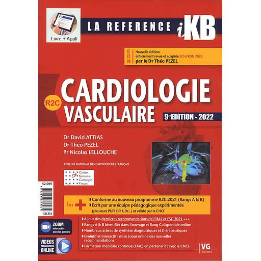 iKB-Cardiologie vasculaire - Pack en deux volumes : cours et fiches 9è édition 2022