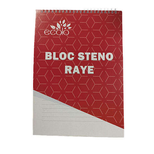 Bloc Sténo 21*29.7 CM 160P 70Grs Raye