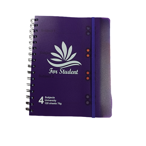 Registre Université Spiral 4 Sujuts 70Grs A5