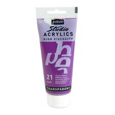 Peinture Acrylique Pébéo Studio 100 ml N°21 Violet D'orient