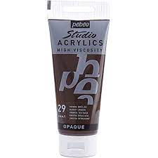 Peinture acrylique Studio 100ml N°29 Ombre Brûlée