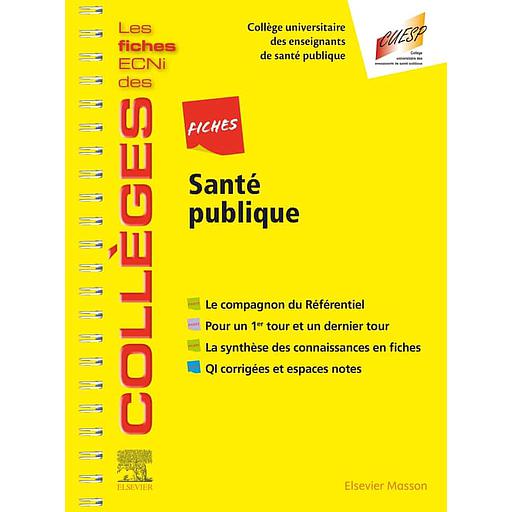 Fiches Santé publique  - Les fiches ECNi des Collèges