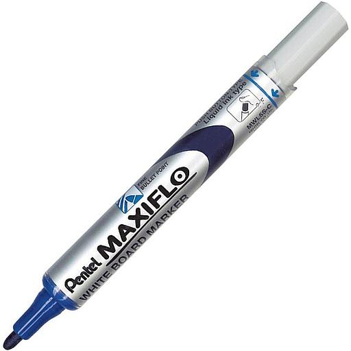 Marqueur effaçable à Sec Bleu Slim Point Rond