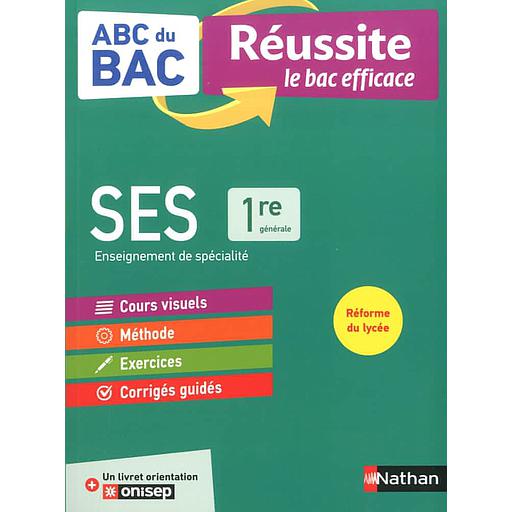 SES 1re  - Avec 1 livret orientation ONISEP