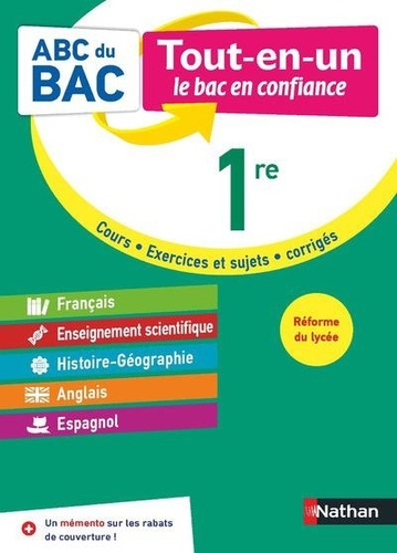 Toutes les matières du tronc commun 1re