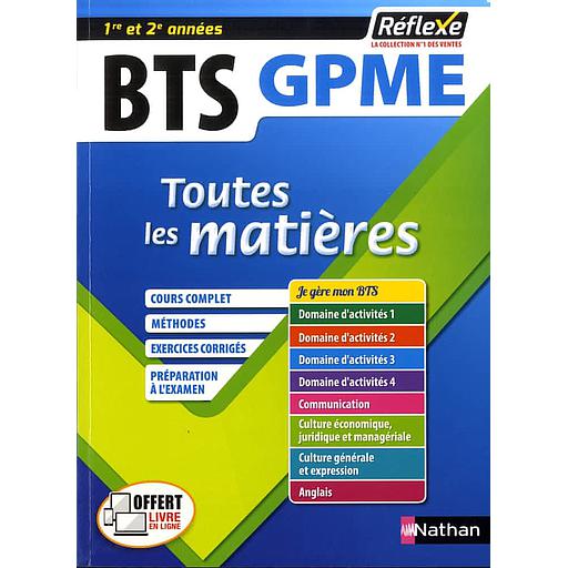 BTS Gestion de la PME 1re et 2e années  - Toutes les matières