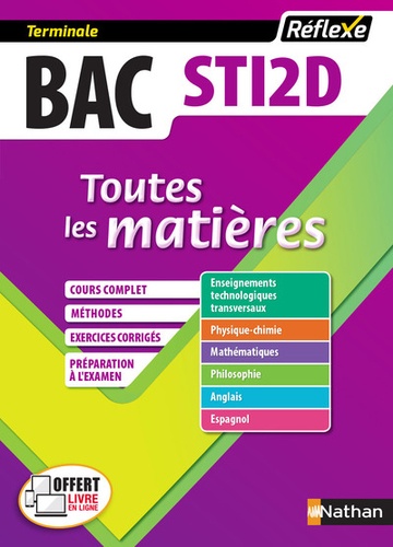 Sciences technologies de l'industrie et du développement durable Bac STI2D  - Toutes les matières