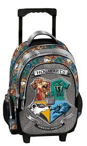 Cartable à Roulette Harry 3 Compartiment Gris Rèf 214251