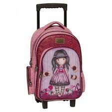 Cartable à Roulette Sugar 3 Compartiment Rose Rèf 197253