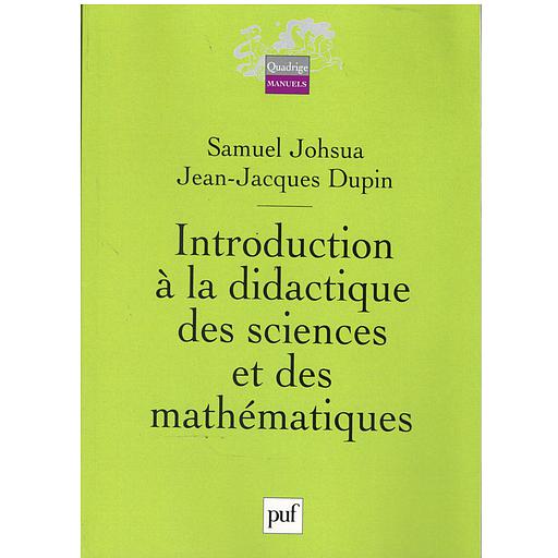 Introduction à la didactique des sciences et des mathématiques