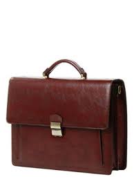 Cartable Semi Cuir Marron Réf 9902