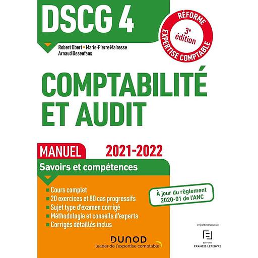 Comptabilité et audit DSCG 4  - Manuel