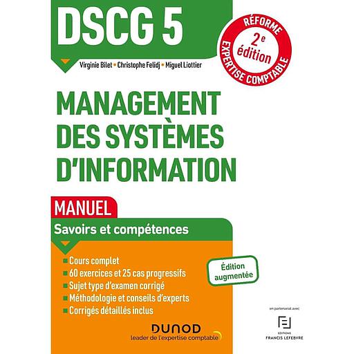DSCG 5 Management des systèmes d'information  - Manuel