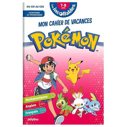 Mon cahier de vacances Pokémon du CE1 au CE2 Collection Les incollables