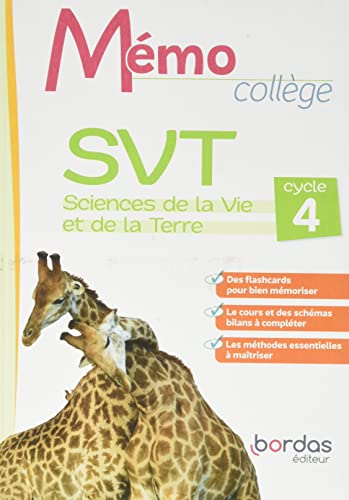 Mémo Collège SVT Cycle 4 - Livret