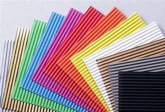 Papier Ondulée 10 Couleurs Kids