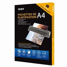 Pochette De Plastification A4 125 Mic 100 Feuilles