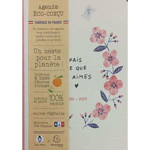 Agenda Scolaire 2022/2023 Rèf 180409E