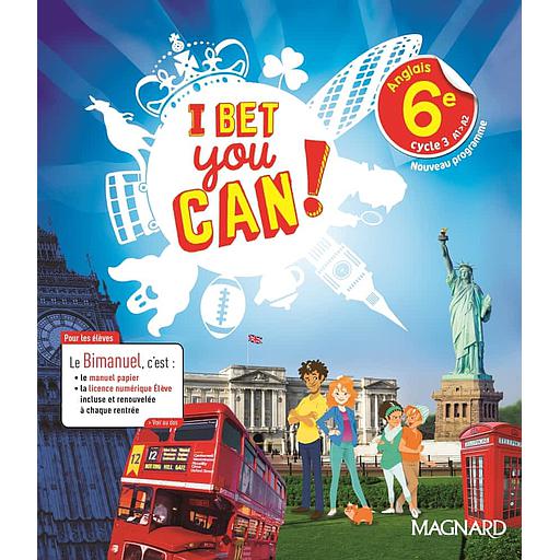 Anglais 6e A1-A2 I bet you can ! Bimanuel