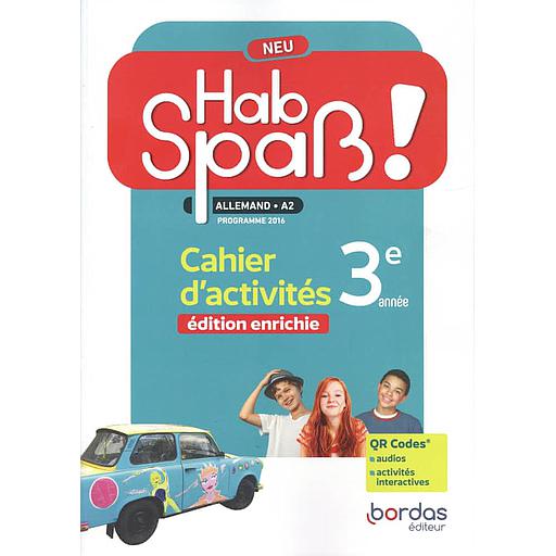 Allemand 3e A2 Hab Spass ! Neu  - Cahier d'activités