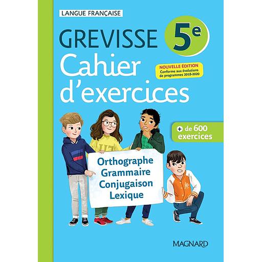 Français 5e Grevisse  - Cahier d'exercices