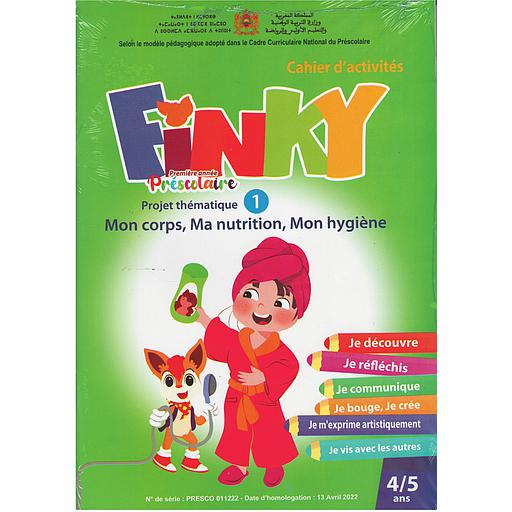 Finky première année préscolaire projet thématique 1 mon corps,ma nutrition , mon hygiène 4/5
