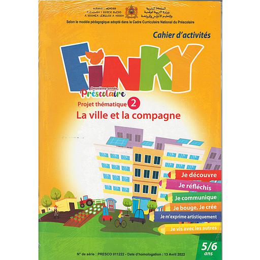 Finky deuxième année préscolaire  projet thématique 2 la ville et la compagne 5/6