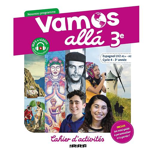 Espagnol LV2 A1+-A2 Cycle 4 - 3e année Vamos alla  - Cahier d'activités