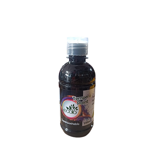 Bouteille De 250 ML De Gouache Ecolo Kids Noir