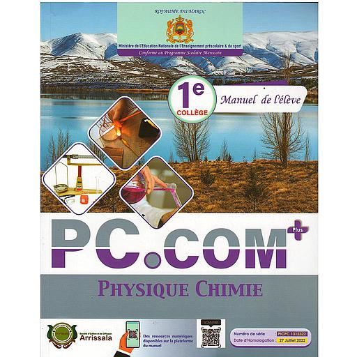 PC.COM + Pus Physique-Chimie 1AC