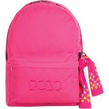 Sac a Dos Rose 2 Compartiment + Scarf Réf 9-01-235