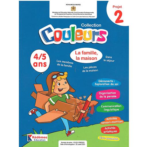 Collection couleurs - 4/5 ans Projet 2: la famille,la maison