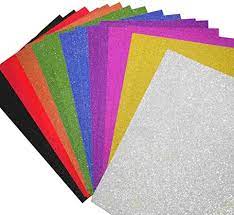 Papier Mousse Paillette  Autocollant Réf XJ-3275 A4