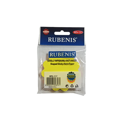 Post-it 7x7 4 Couleur Motif Rubenis
