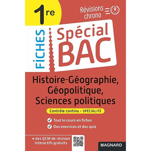 Histoire-Géographie, Géopolitique, Sciences politiques 1re