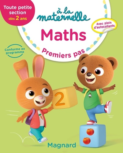 Maths TPS dès 2 ans à la maternelle  - Premiers pas