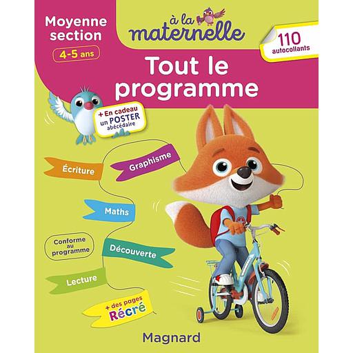Tout le programme à la maternelle moyenne section